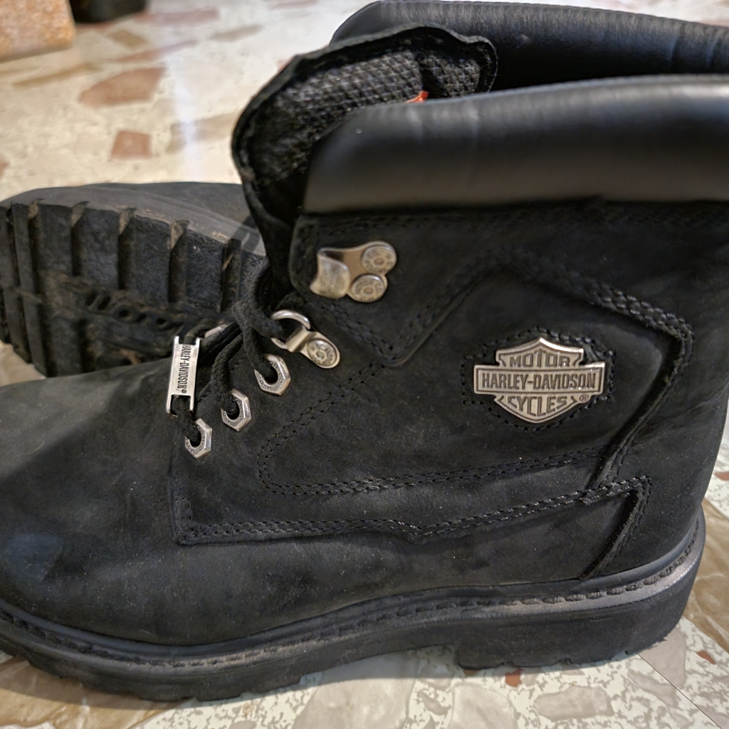 Harley-Davidson Wolverine Men's Badlands 6-Inch Black Boots D91005
